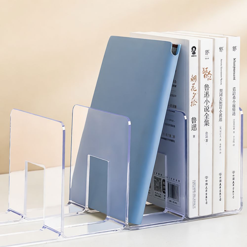 Clear Acrylic Book Stand Holder - Support de bureau en acrylique transparent