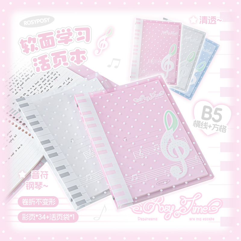 Blank Sheet Music Notebook - Rosyposy Melody – carnet à feuilles