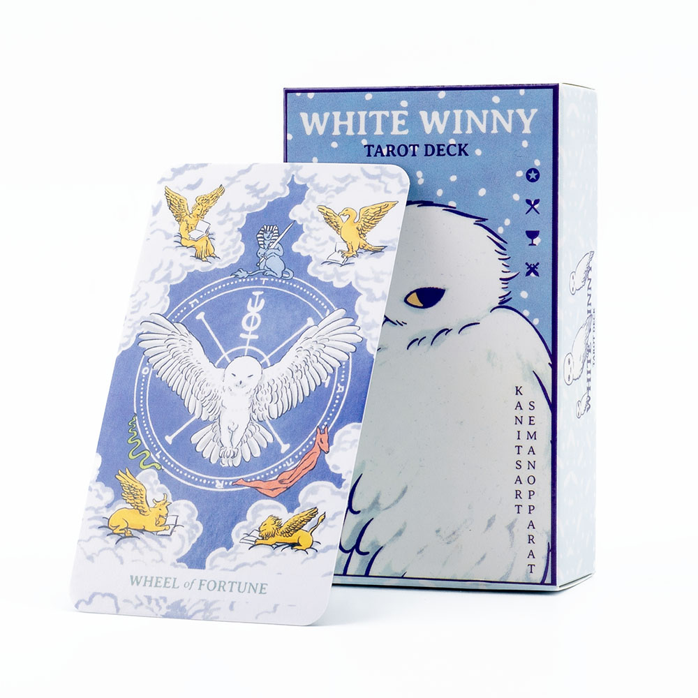 Tarot Deck With Guidebook - Tarot Winny blanc édition anglaise, 80