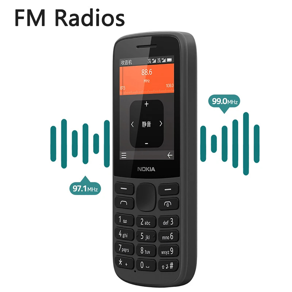 Music - Nokia 215 2020 4G Téléphone de