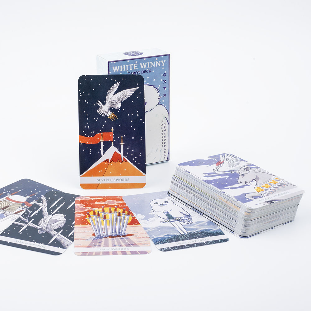 Tarot Winny blanc édition angl - Tarot Deck With Guidebook avis et prix