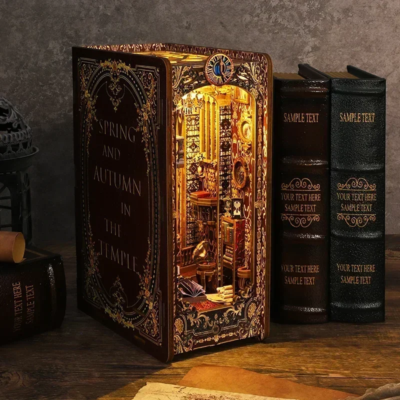 Kits de bricolage pour inserts - Diy Wooden Book Nook Kit Shelf Insert avis et prix