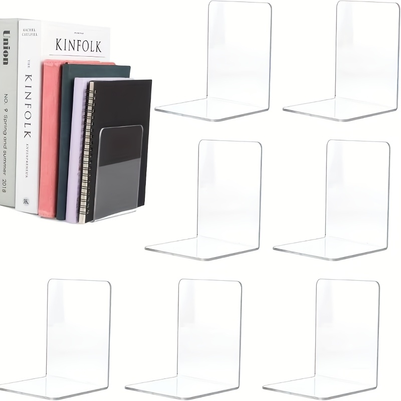 8 serre-livres transparents en - Clear Acrylic Book Stand Holder avis et prix