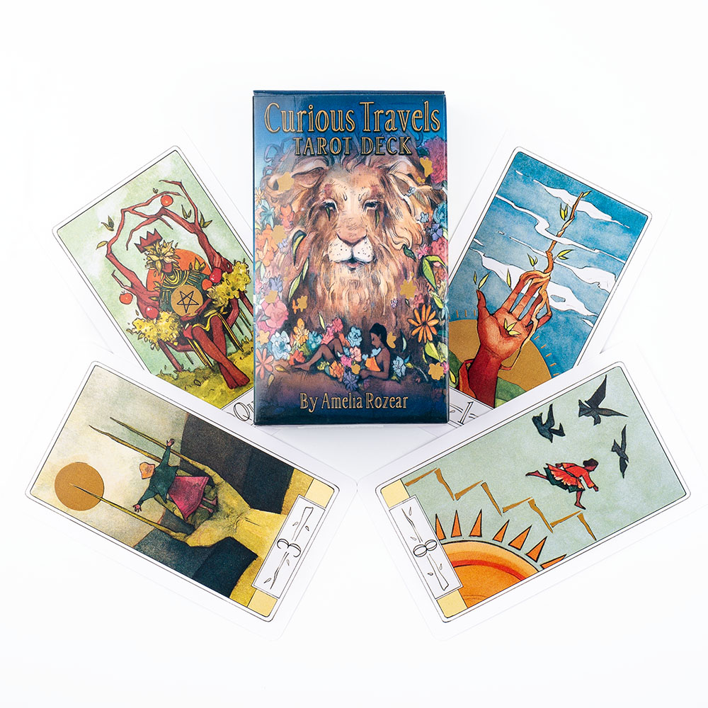 Tarot de voyage curieux, 10.3x - Tarot Deck With Guidebook avis et prix