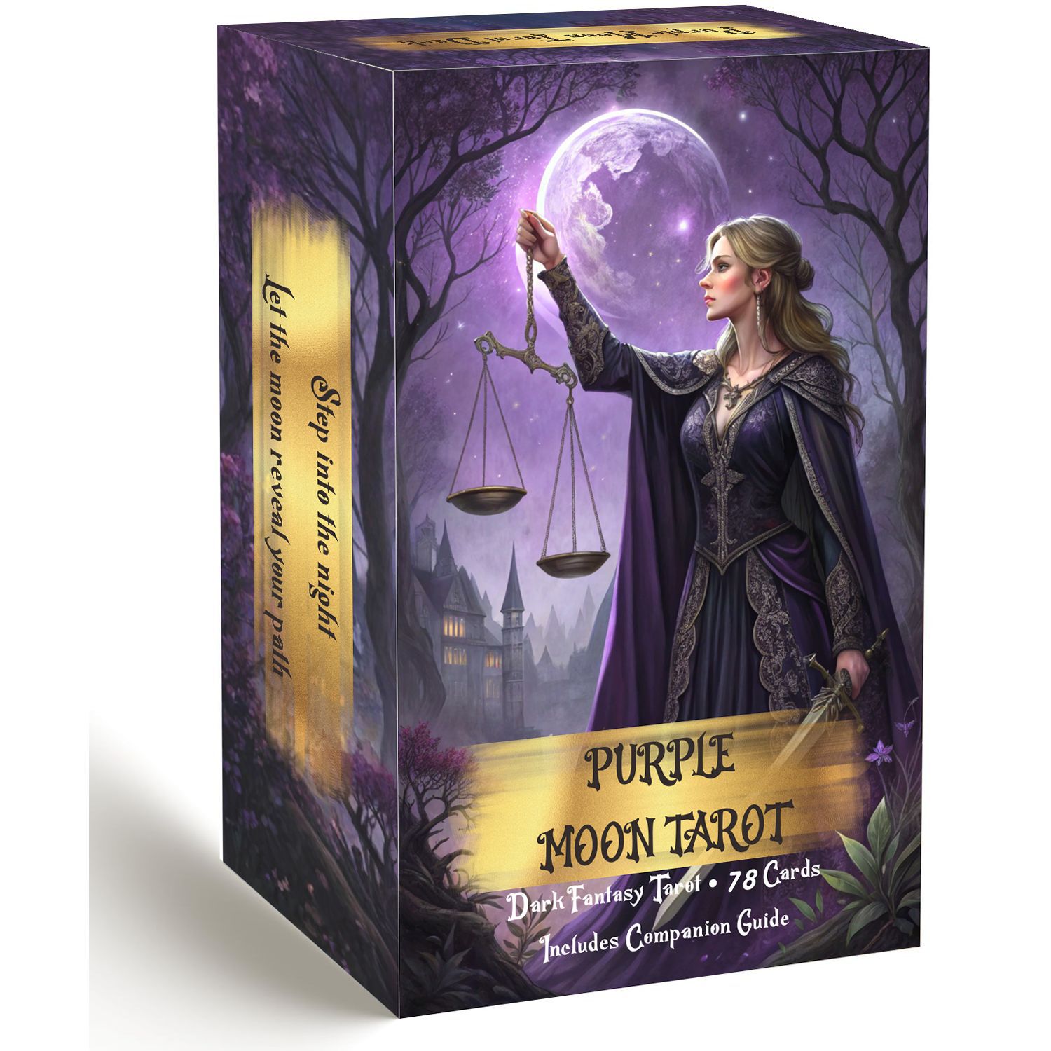 Jeu de cartes de tarot Purple  - Tarot Deck With Guidebook avis et prix