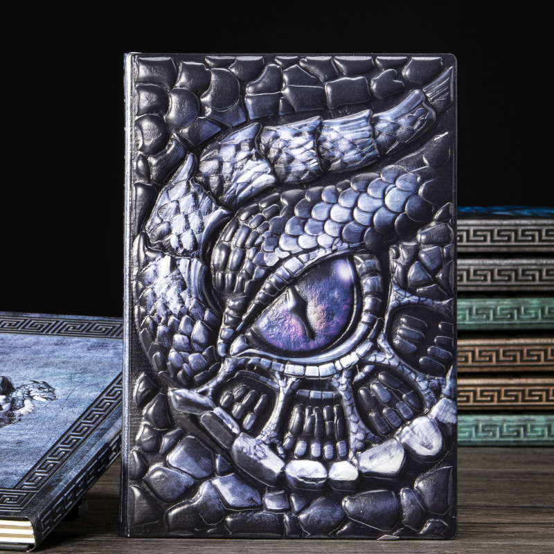 Carnet A5 à motifs 3D en relie - Vintage Leather Journal Notebook avis et prix