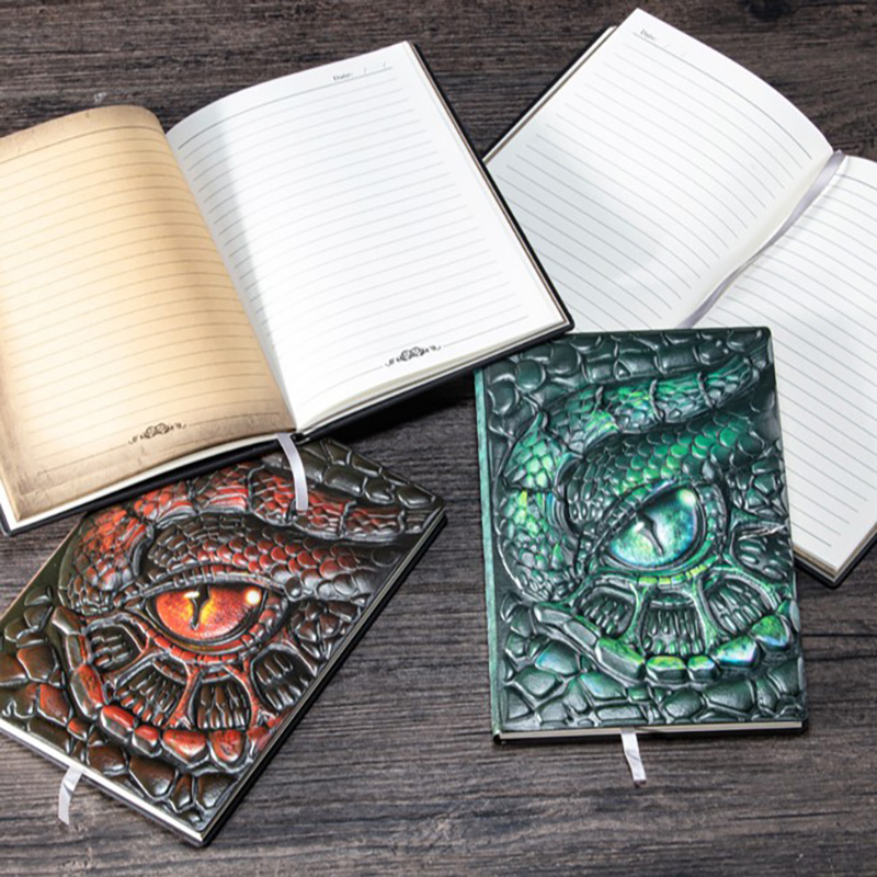 Carnet A5 à motifs 3D en relie - Vintage Leather Journal Notebook avis et prix